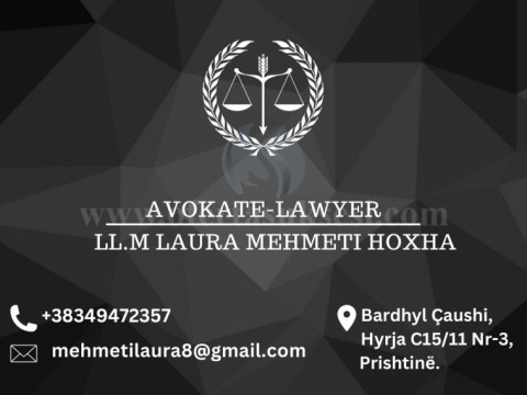 Avokat Laura Mehmeti Hoxha